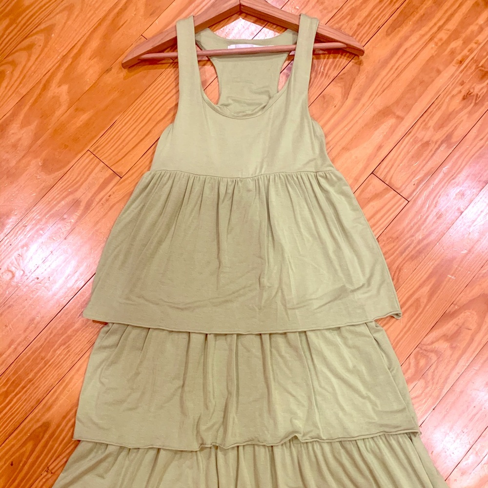 Athleta Tiered Racerback Built in Bra Tank Dress